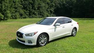 2016 Infinity Q50 Premium Vin250911 White 360 View [upl. by Blanc496]