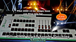 PILOT 2000 V3 ME SARPHY KA SHAPES KASE USE KIYA JATA HAI pilot2000 dmxcontrol viral dmxtrending [upl. by Refinney]