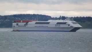 STENA HSS VOYAGER ON HER LAST TRIP 5513 [upl. by Samaj867]