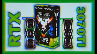 فتح صندوق الكرت Gainward GeForce RTX 3070 Ti Phoenix [upl. by Anoed293]