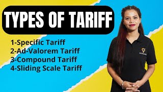 Types of Tariff  International Economics  Ecoholics [upl. by Amaryllis519]