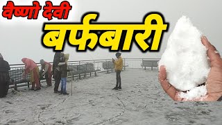 Vaishno Devi Snowfall 2023  Vaishno Devi [upl. by Orms]