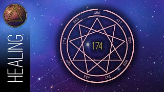 174 Hz Solfeggio Frequencies  Natural Anesthetic to Remove Pain  Musicoterapia [upl. by Gasper]