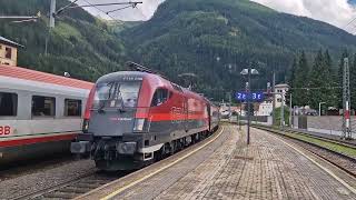 Einfahrt des railjet 797 am 13072024 in Bad Gastein [upl. by Rexanna]