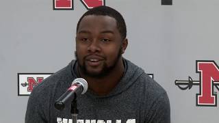 Nicholls Football FCS Playoffs Postgame Press Conference [upl. by Acinoev]