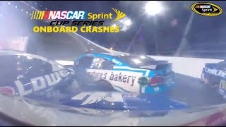 2016 NASCAR Sprint Cup Series Onboard Crashes Part 2 [upl. by Eleen638]