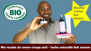 Crème visage antitâche et anti rides naturelle fait maison  produits brut certifiés bio [upl. by Graves]