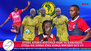 ATEBA APANIA KUFUNGA DABI YA KARIAKOOUTEJA WA SIMBA KWA YANGA MWISHO OCT 19 [upl. by Pooi937]