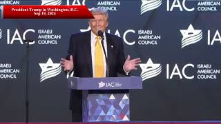 PRESIDENT TRUMP IN WASHINGTON DC SPEECH 2024 [upl. by Yenatirb882]