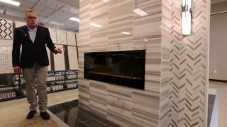 Fireplace amp Room Designs  Faux Wood amp Marble Tile Ideas [upl. by Plerre]