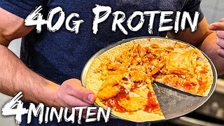 Schnellste PROTEIN PIZZA der Welt  Eat Clean 7  Arda Saatci [upl. by Auqinot556]