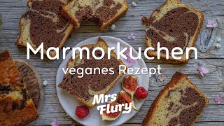 Marmorkuchen  veganes Rezept [upl. by Hawger]