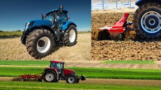 Tractor Operating in the Field – Modern Agriculture [upl. by Nicram]