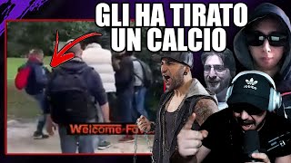 THOMAS FISCHIETTO tira un CALCIO ad un presunto spacciatore Con Dave Revan e Palleuomo [upl. by Nyltiac]