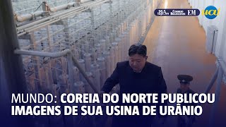 Mundo Coreia do Norte publicou imagens de sua usina de urânio [upl. by Suiratnod]