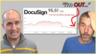 Docusign Stock CRASH DOCU Stock Why Im SELLING NOW [upl. by Tiras]