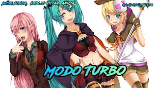 Nightcore  MODO TURBO Luisa sonza Pabllo Vittar Anitta [upl. by Sandberg890]