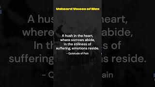 Quietude of Pain mentalhealth scary emotionalhealth quotes [upl. by Geis]