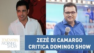 Zezé di Camargo critica Domingo Show de Geraldo Luis quotSensacionalistaquot  Morning Show [upl. by Siubhan]