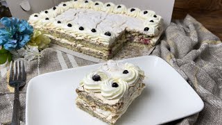 МАКОВЫЙ ПИРОГ С ЯГОДАМИ Маковый меренговый торт Меренга казакша рецепт cake recipe [upl. by Rainer]