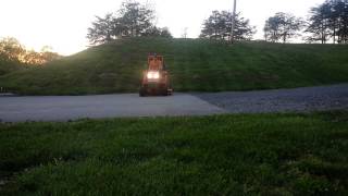 Mowing a Steep Hill with the BX [upl. by Carlson]