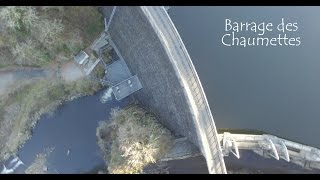 FCP Drone 4K  Retenue deau et barrage des Chaumettes la Diège [upl. by Luahs406]