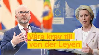 Våra krav till von der Leyen [upl. by Norag]