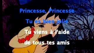 Princesse Sarah  Générique Karaoké instrumental [upl. by Arretak]