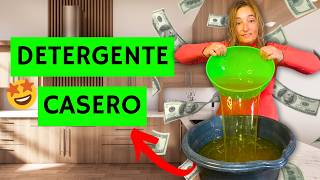 Gana DINERO con este DETERGENTE🧽 Receta de Detergente Casero🤑 [upl. by Nacnud]