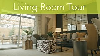 Living Room  HGTV Smart Home 2015  HGTV [upl. by Yehs]