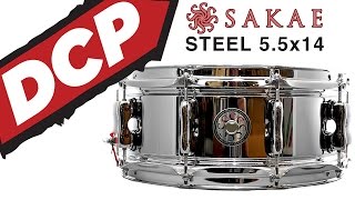 Video Demo Sakae Steel Snare Drum 14x55 [upl. by Notxed]