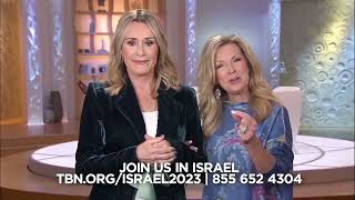 TBN Israel Tour 2023 Promo with Laurie Crouch and Shelia Walsh [upl. by Padriac945]