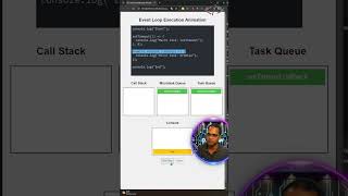 🎯 JS Event Loop How It Executes 🔁 codewithkg javascript javacodinginterview [upl. by Ditter]