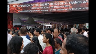 Thousands and thousands throng Old Goa for feast of St Francis Xavier [upl. by Hannan895]