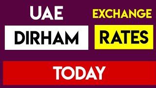 UAE DIRHAM RATES TODAY 31 October 2024 [upl. by Ob]