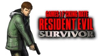 Games I Fcking Hate  Resident Evil Survivor PS1 [upl. by Missie]