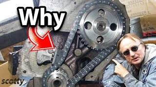 Why Some Cars Have a Timing Chain Instead of a Timing Belt [upl. by Amorette122]