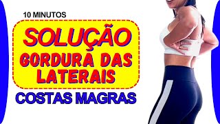 🔥 ELIMINANDO A GORDURA LATERAL NAS COSTAS E BARRIGA  Laice Rodrigues [upl. by Cairistiona]