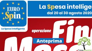 EUROSPIN volantino dal 20 al 30 agosto 2020 [upl. by Joana21]