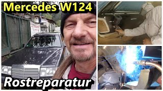 Mercedes W124 Rost Reparatur [upl. by Aibara]