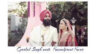 Gurlal amp Kamalpreet  Best Punjabi Sikh Wedding Highlight Video 2024  Deep Foto Films  Punjab [upl. by Sherwood957]