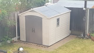 Replacing old shed with Keter Factor 8x11 Plastic Shed Speed 64x [upl. by Chandal]