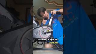 Assembling a spin bike 🚴 spinbike spinning [upl. by Geirk]