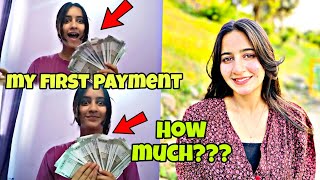 My first youtube payment 😱 shukriya 🥹sab ko [upl. by Venn]