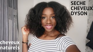 BRUSHING AVEC LE SECHE CHEVEUX DYSON SUPERSONIC  CHEVEUX NATURELS  AFRO HAIR [upl. by Hose763]