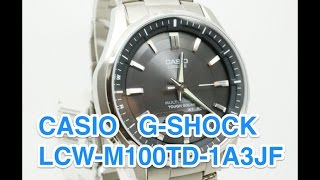 CASIO WATCH Review LCWM100TD1A3JF LINEAGE tough solar radio watch titanium MULTIBAND6 [upl. by May180]