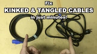 Fix Kinked Cables in Minutes [upl. by Ardnuahsal]