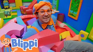 Blippis Indoor Playground Learning  Educational Videos For Kids [upl. by Eniliuqcaj]