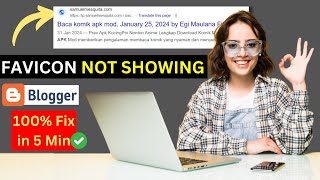 Blogger Favicon Not Showing in Google Search  Blogger Icon Logo Not Showing on Google Search ✅Fix [upl. by Annelg]