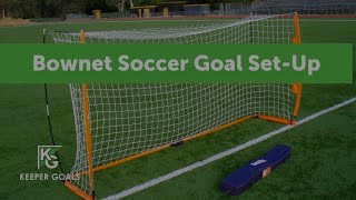 BowNet Soccer Goal Assembly Video [upl. by Neisa]